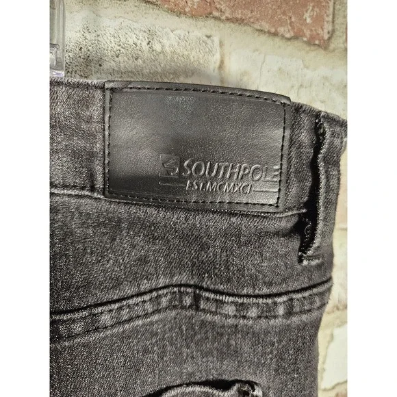Southpole Jeans Men's Black Stretch Denim Skater Jeans‎ 46x32